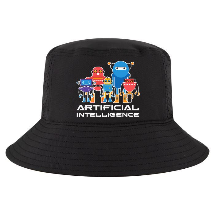 Artificial Intelligence Robots Computer Science AI Cool Comfort Performance Bucket Hat