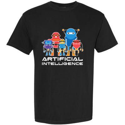 Artificial Intelligence Robots Computer Science AI Garment-Dyed Heavyweight T-Shirt