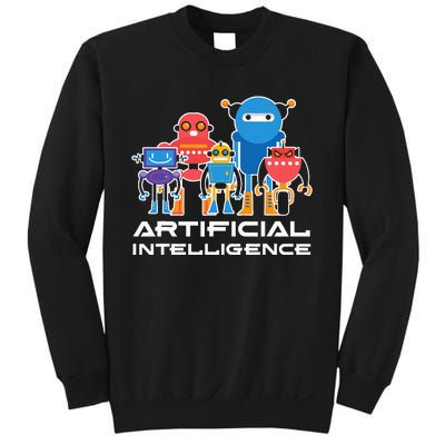 Artificial Intelligence Robots Computer Science AI Sweatshirt