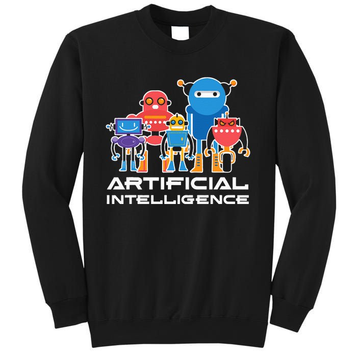 Artificial Intelligence Robots Computer Science AI Sweatshirt