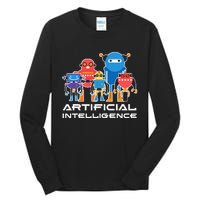 Artificial Intelligence Robots Computer Science AI Tall Long Sleeve T-Shirt