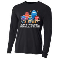 Artificial Intelligence Robots Computer Science AI Cooling Performance Long Sleeve Crew