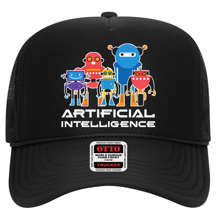 Artificial Intelligence Robots Computer Science AI Trucker Hat
