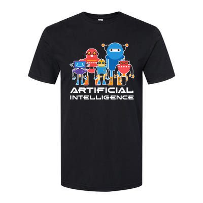 Artificial Intelligence Robots Computer Science AI Softstyle CVC T-Shirt