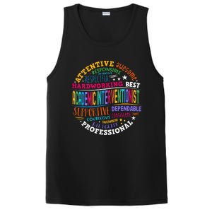 Academic Interventionist Reading Math Title One Teacher Crew PosiCharge Competitor Tank