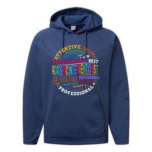 Academic Interventionist Reading Math Title One Teacher Crew Performance Fleece Hoodie