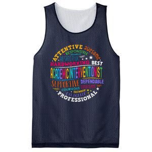 Academic Interventionist Reading Math Title One Teacher Crew Mesh Reversible Basketball Jersey Tank