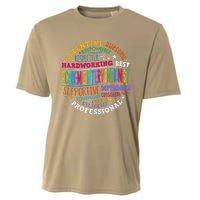 Academic Interventionist Reading Math Title One Teacher Crew Cooling Performance Crew T-Shirt