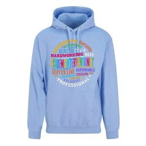 Academic Interventionist Reading Math Title One Teacher Crew Unisex Surf Hoodie