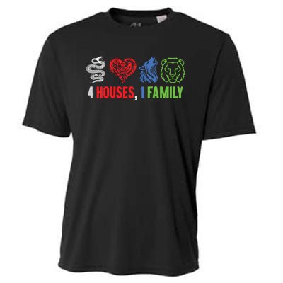 Altruismo IsibindiAmistad Reveur Rca 4 Houses 1 Family Cooling Performance Crew T-Shirt