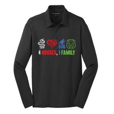 Altruismo IsibindiAmistad Reveur Rca 4 Houses 1 Family Silk Touch Performance Long Sleeve Polo