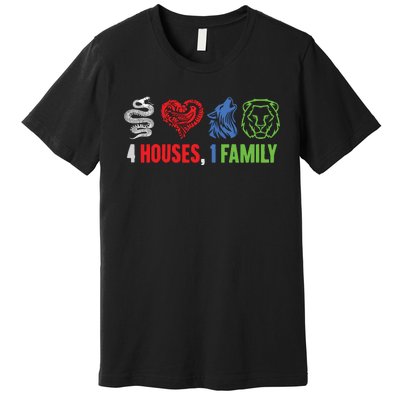 Altruismo IsibindiAmistad Reveur Rca 4 Houses 1 Family Premium T-Shirt