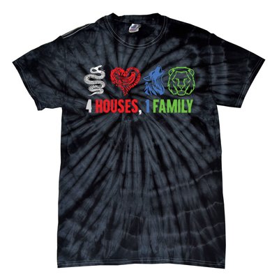 Altruismo IsibindiAmistad Reveur Rca 4 Houses 1 Family Tie-Dye T-Shirt