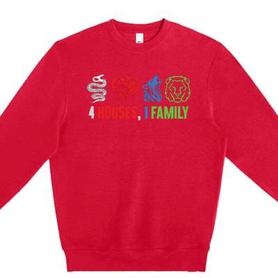 Altruismo IsibindiAmistad Reveur Rca 4 Houses 1 Family Premium Crewneck Sweatshirt