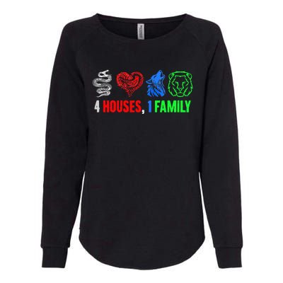 Altruismo IsibindiAmistad Reveur Rca 4 Houses 1 Family Womens California Wash Sweatshirt