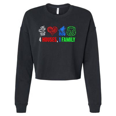 Altruismo IsibindiAmistad Reveur Rca 4 Houses 1 Family Cropped Pullover Crew