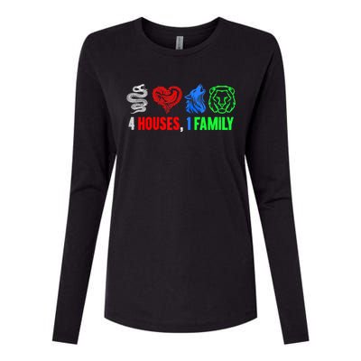 Altruismo IsibindiAmistad Reveur Rca 4 Houses 1 Family Womens Cotton Relaxed Long Sleeve T-Shirt