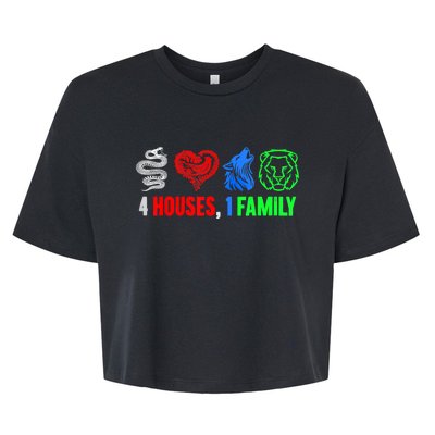 Altruismo IsibindiAmistad Reveur Rca 4 Houses 1 Family Bella+Canvas Jersey Crop Tee