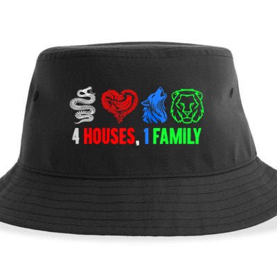 Altruismo IsibindiAmistad Reveur Rca 4 Houses 1 Family Sustainable Bucket Hat