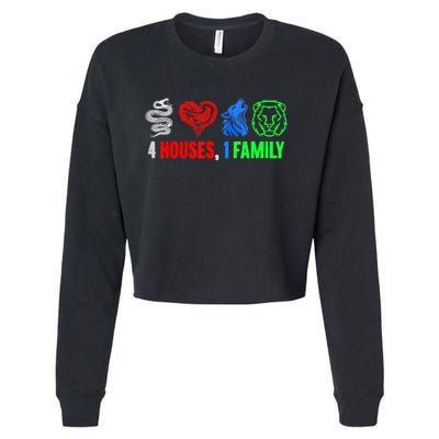 Altruismo IsibindiAmistad Reveur Rca 4 Houses 1 Family Cropped Pullover Crew