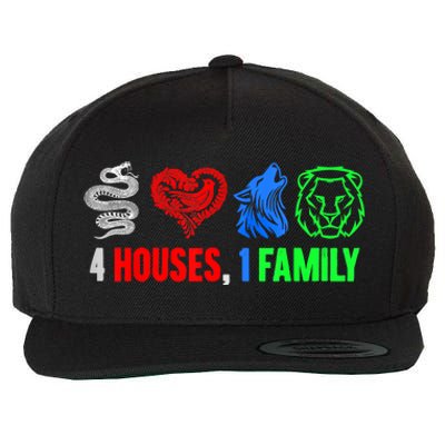 Altruismo IsibindiAmistad Reveur Rca 4 Houses 1 Family Wool Snapback Cap