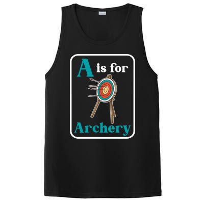 A Is Rchery Cute Gift Bow Bow Hunting Archer Great Gift PosiCharge Competitor Tank