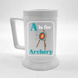 A Is Rchery Cute Gift Bow Bow Hunting Archer Great Gift Beer Stein