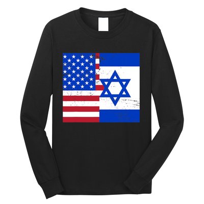 American Israeli Support Israel Long Sleeve Shirt