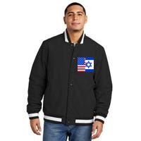 American Israeli Support Israel Insulated Varsity Jacket