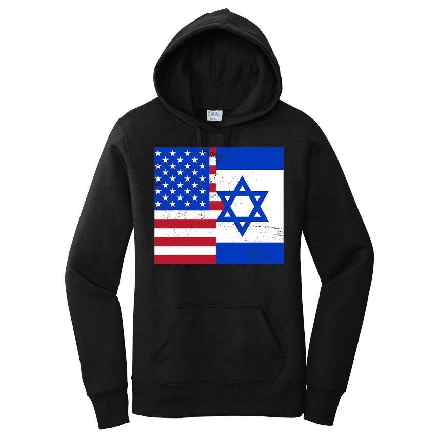 American Israeli Support Israel Women's Pullover Hoodie