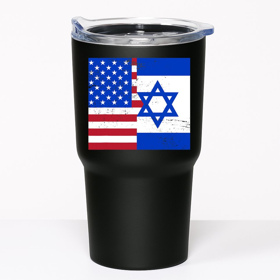 American Israeli Support Israel Tumbler