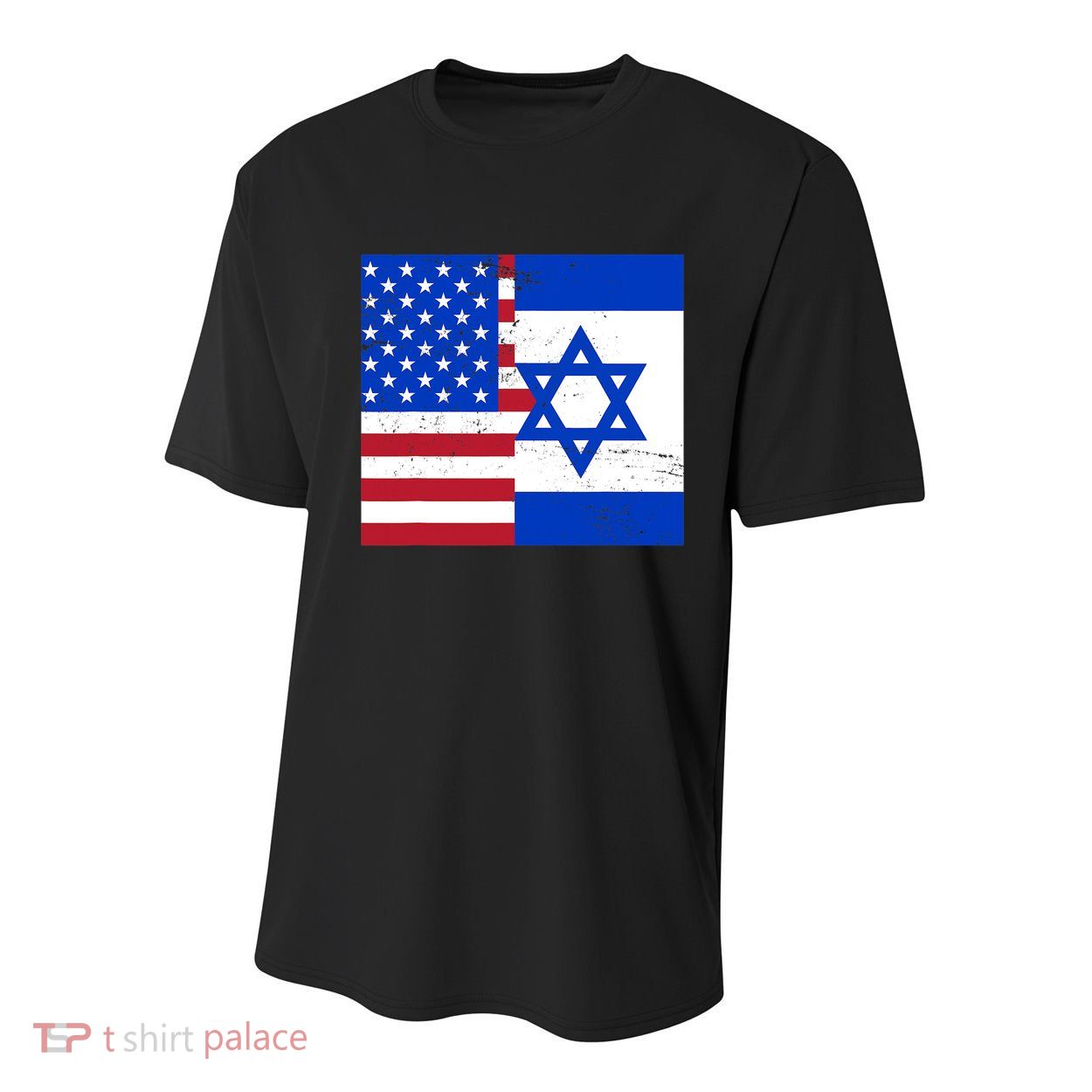 American Israeli Support Israel Youth Performance Sprint T-Shirt