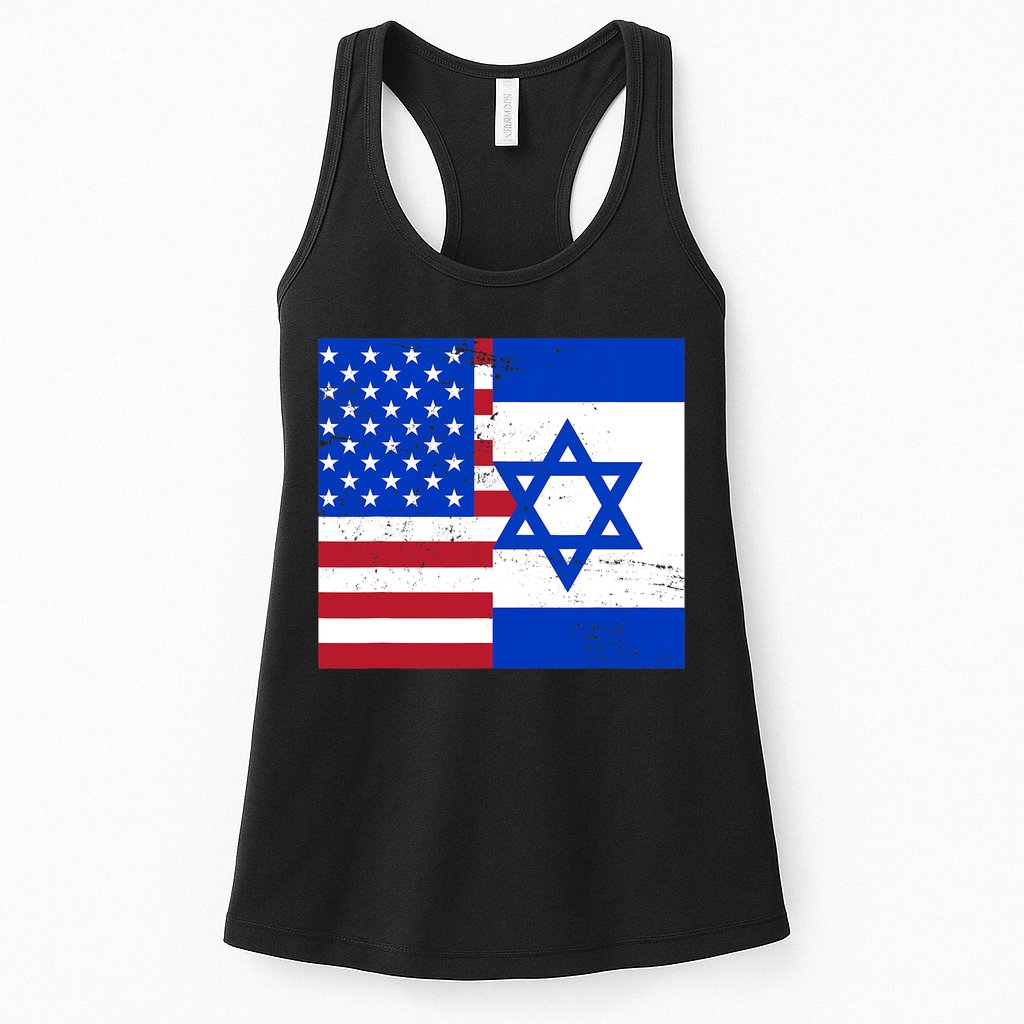 American Israeli Support Israel Womens Tank Top