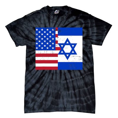 American Israeli Support Israel Tie-Dye T-Shirt