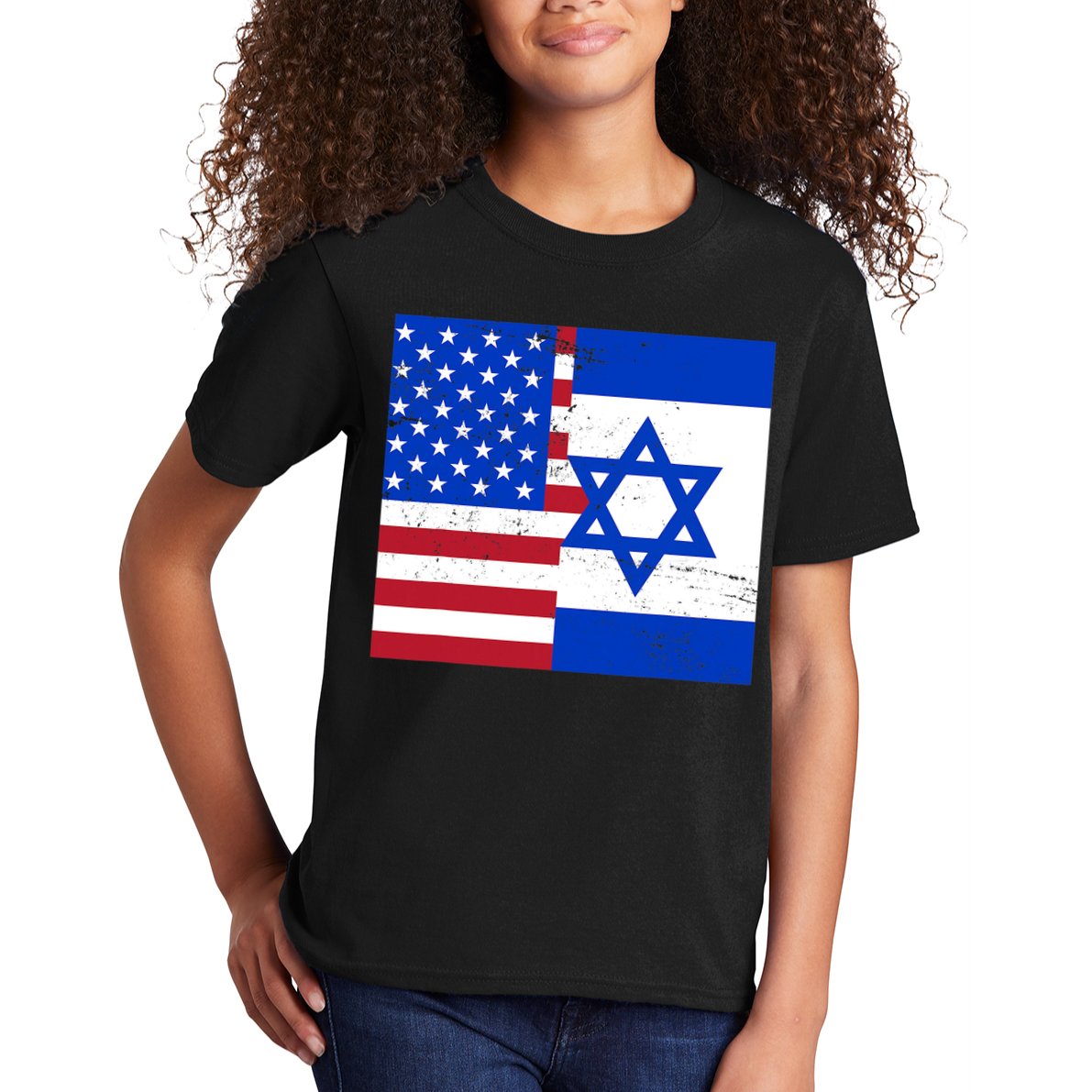 American Israeli Support Israel Kids T-Shirt