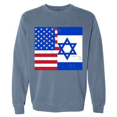 American Israeli Support Israel Garment-Dyed Sweatshirt