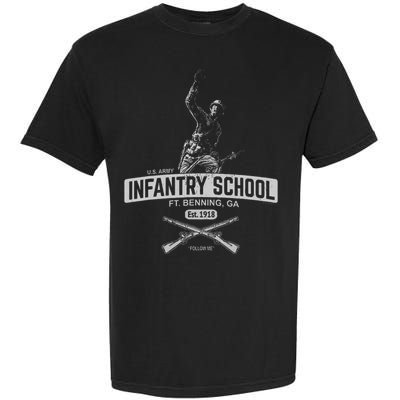 Army Infantry School Fort Benning Garment-Dyed Heavyweight T-Shirt