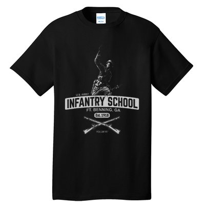 Army Infantry School Fort Benning Tall T-Shirt