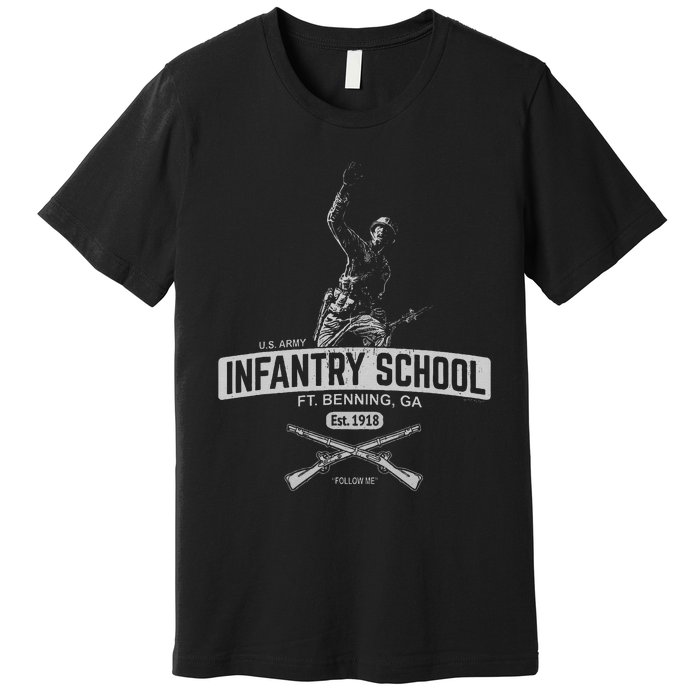 Army Infantry School Fort Benning Premium T-Shirt