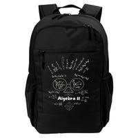 Algebra II Skull Of Equations And Formula Face Funny Nerdy Backpack