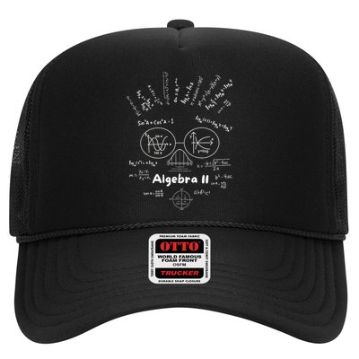 Algebra II Skull Of Equations And Formula Face Funny Nerdy Trucker Hat