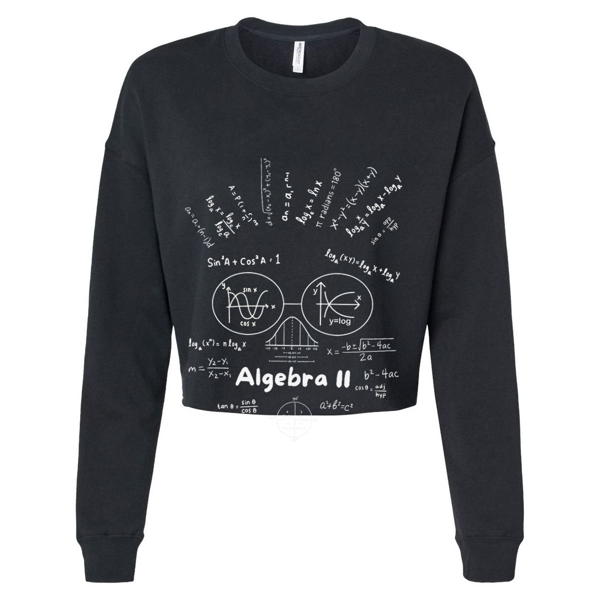 Algebra II Skull Of Equations And Formula Face Funny Nerdy Tank Top