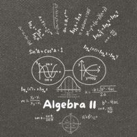 Algebra II Skull Of Equations And Formula Face Funny Nerdy Cotton Canvas Backpack