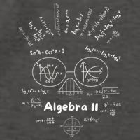 Algebra II Skull Of Equations And Formula Face Funny Nerdy Vector Backpack