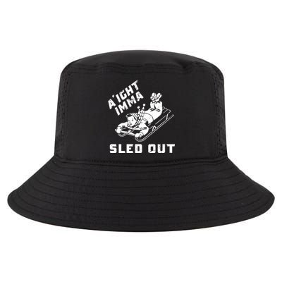 Aight Imma Sled Out Funny Winter Snow Cool Comfort Performance Bucket Hat