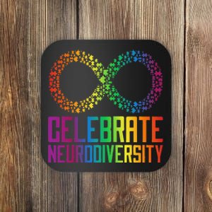 Autism Infinity Symbol Celebrate Neurodiversity Coaster