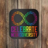 Autism Infinity Symbol Celebrate Neurodiversity Coaster