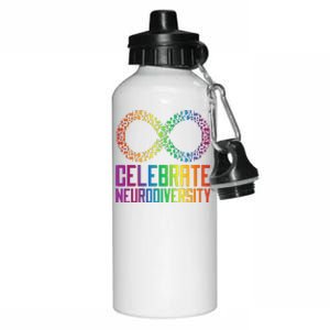 Autism Infinity Symbol Celebrate Neurodiversity Aluminum Water Bottle