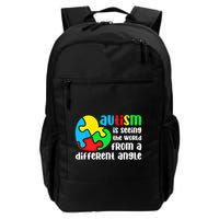 Autism Is Seeing The World From A Different Angle Autism Gift Backpack