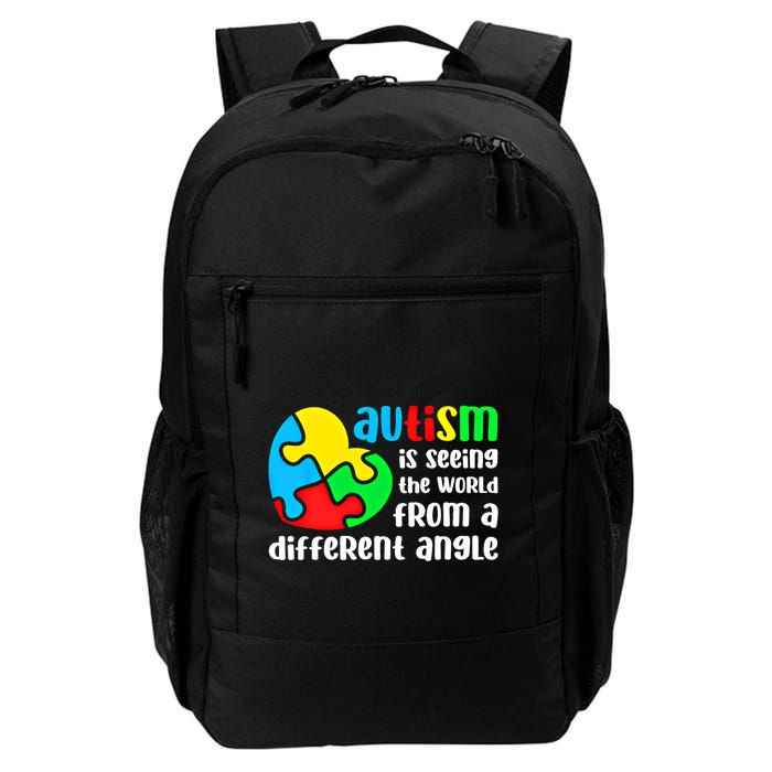 Autism Is Seeing The World From A Different Angle Autism Gift Backpack